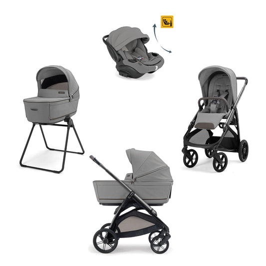 INGLESINA Sistema QUATTRO Aptica con Darwin recline EVO e BORSA IN OMAGGIO - Crystal Grey