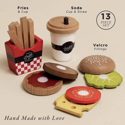 LE TOY VAN SET - HAMBURGER GOURMET