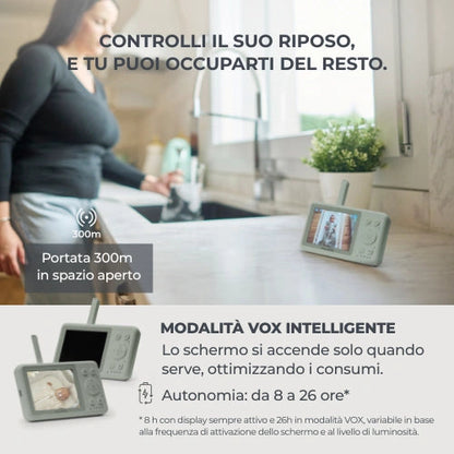 NUVITA - Video baby monitor Videovoice 3.2" - 3035