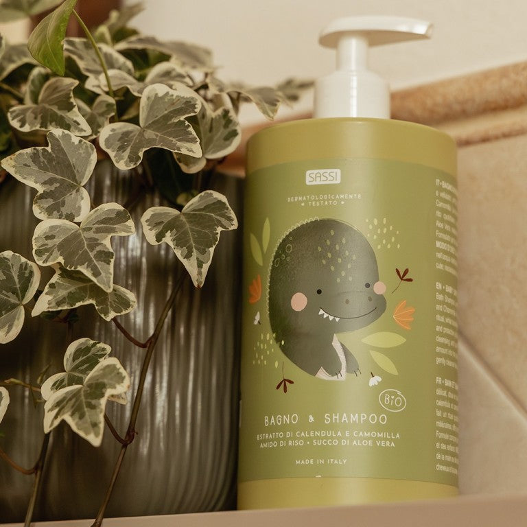 SASSI - Bagno shampoo 500ml - Dinosauro Cracky