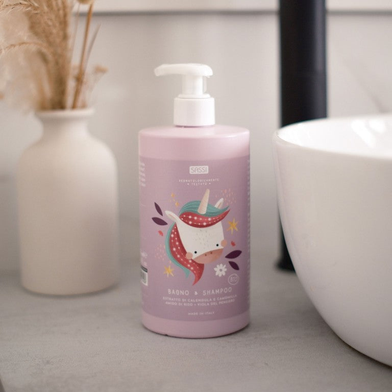 SASSI - Bagno shampoo 500ml - Unicorno Sparkly