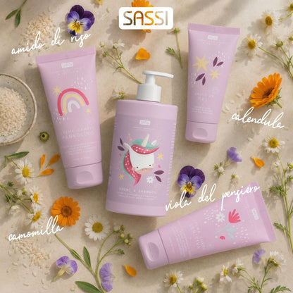 SASSI - Bagno shampoo 500ml - Unicorno Sparkly