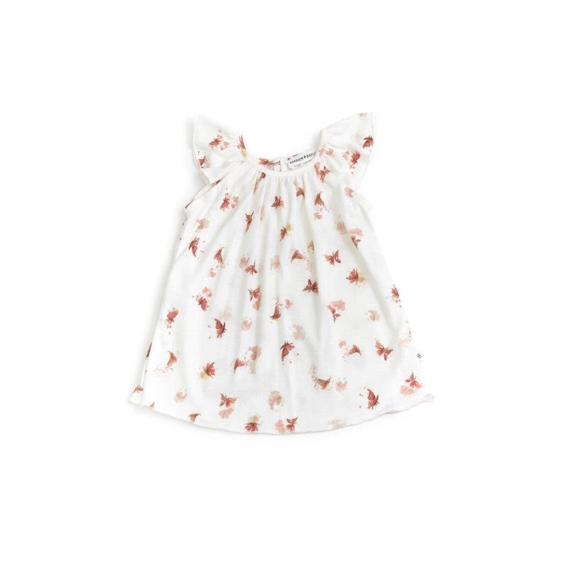 BAMBOOM Blusa Canotta con Volant bimba 337 - Farfalla