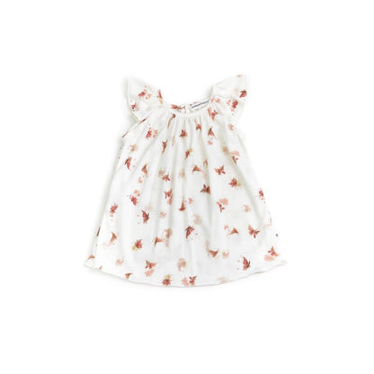 BAMBOOM Blusa Canotta con Volant bimba 337 - Farfalla