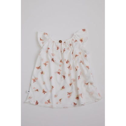 BAMBOOM Blusa Canotta con Volant bimba 337 - Farfalla