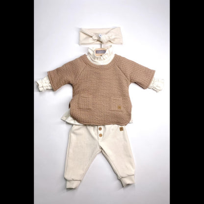 BAMBOOM Maglia Poncho bimba - 30356 - rosa antico scuro