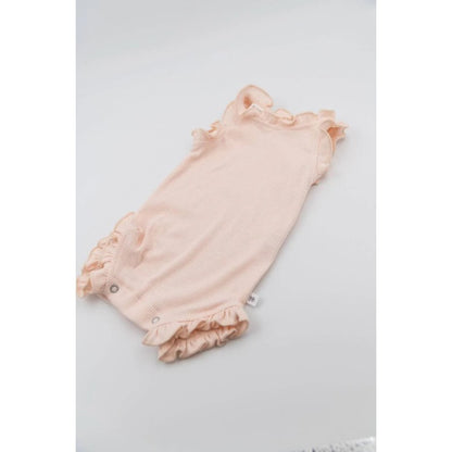 BAMBOOM Pagliaccetto bimba bordi volant - 420 - Rosa Chiaro 338