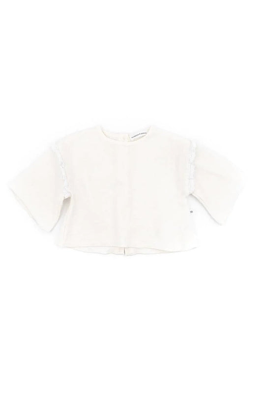 BAMBOOM Shirt con maniche farfalla - 432.61 - Bianco