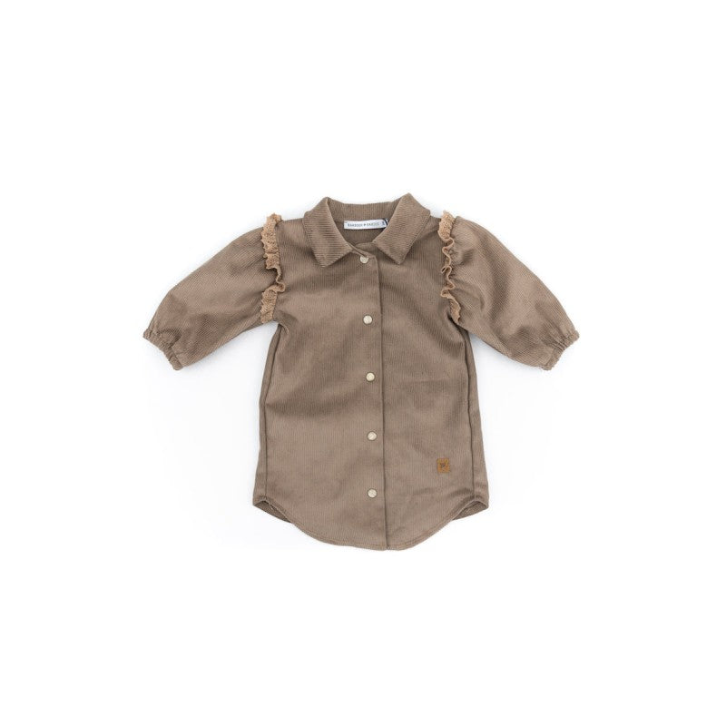 BAMBOOM Vestitino Camicia a Costine - 394 - Sabbia 29
