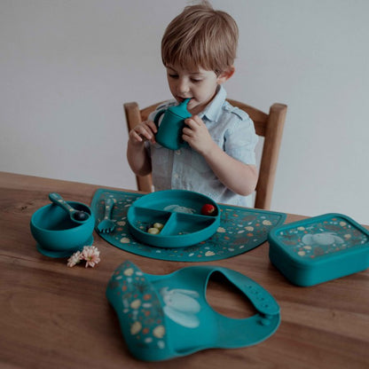 SASSI Bavaglino in silicone con tasca – ELEFANTE CHEWY