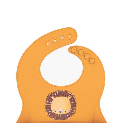 SASSI Bavaglino in silicone con tasca – Leone Chompy