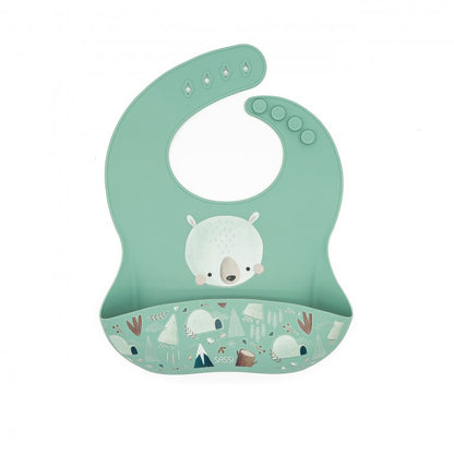 SASSI Bavaglino in silicone con tasca – ORSO MUNCHY