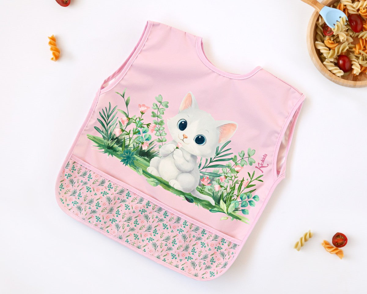 KIOKIDS - Bavaglino impermeabile GATTINA