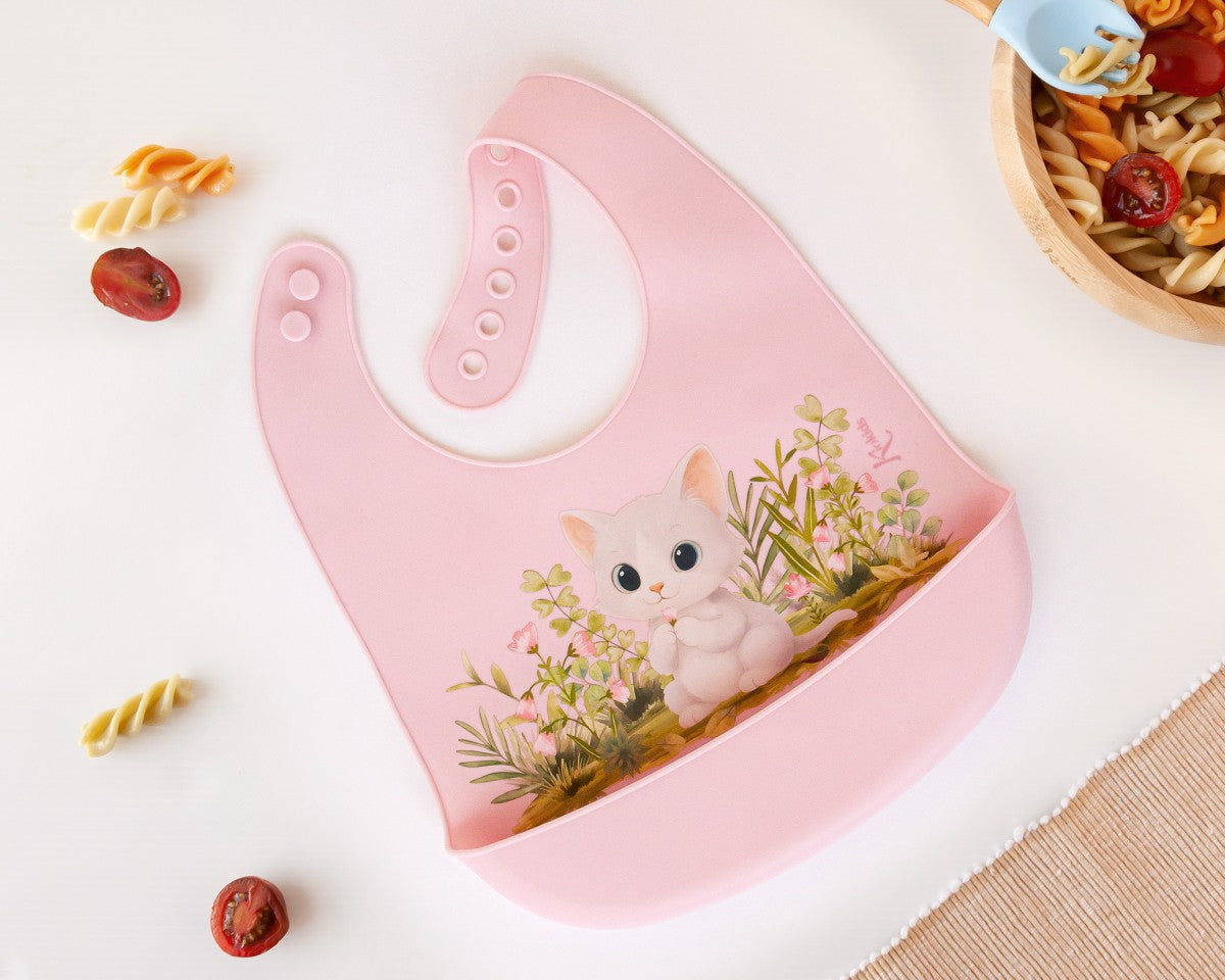 KIOKIDS - Bavaglino in silicone GATTINA