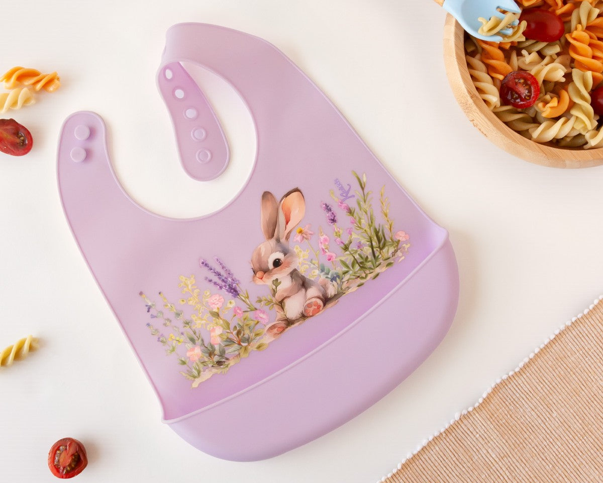 KIOKIDS - Bavaglino in silicone CONIGLIETTA