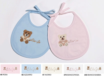 LiuJo bavaglino bavetta serie BEAR LJ baby - BA141B colori assortiti