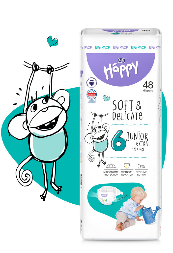 HAPPY - Pannolini tg.6 - DOUBLE PACK (2x48)