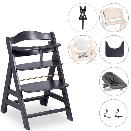 Hauck Set seggiolone evolutivo in legno Beta+ (6in1)