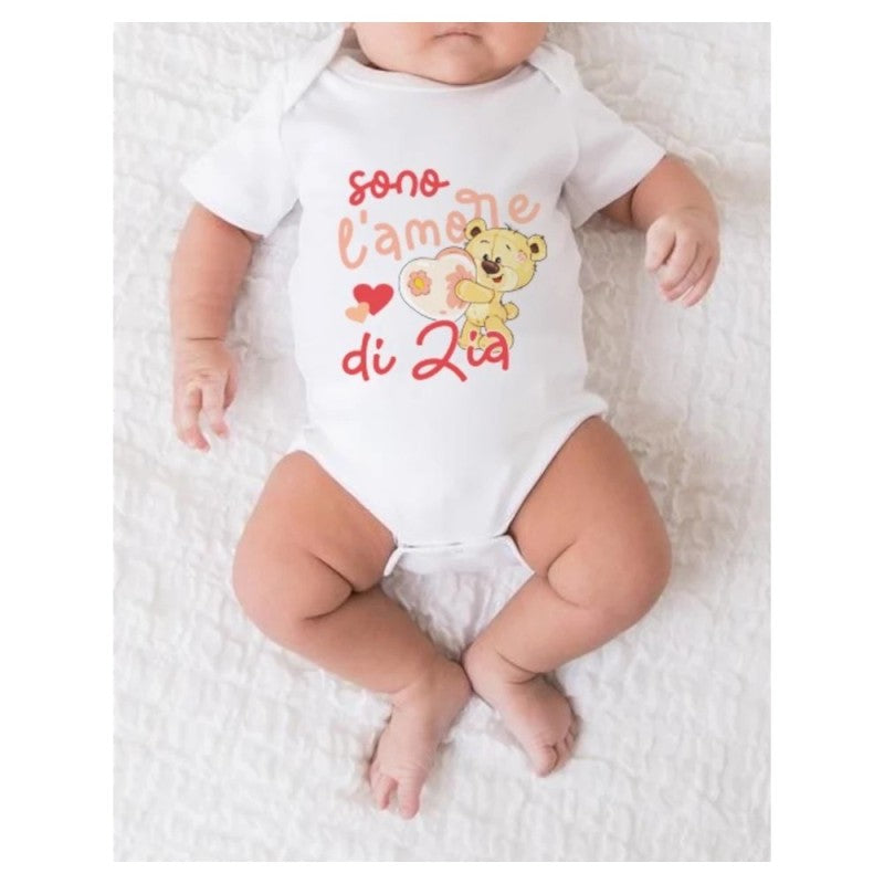 MELLA KIDS - Body con frase - Sono l'amore di zia