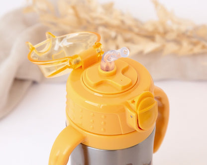 KIOKIDS - Thermos in acciaio con cannuccia TIGROTTO