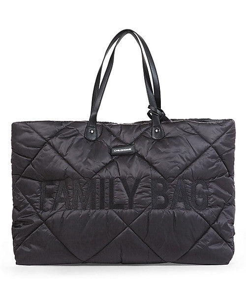 Childhome borsa Family Bag - Nero trapuntato