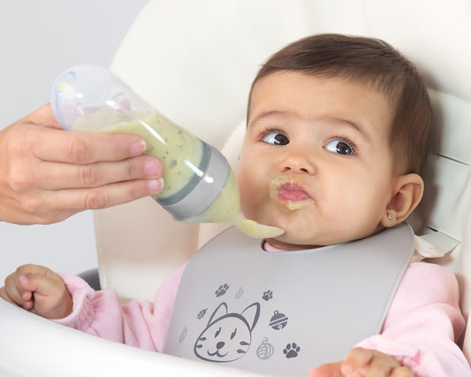 Kiokids Cucchiaio Cucchiaio dispensatore di pappa - 90ml - colori ass.