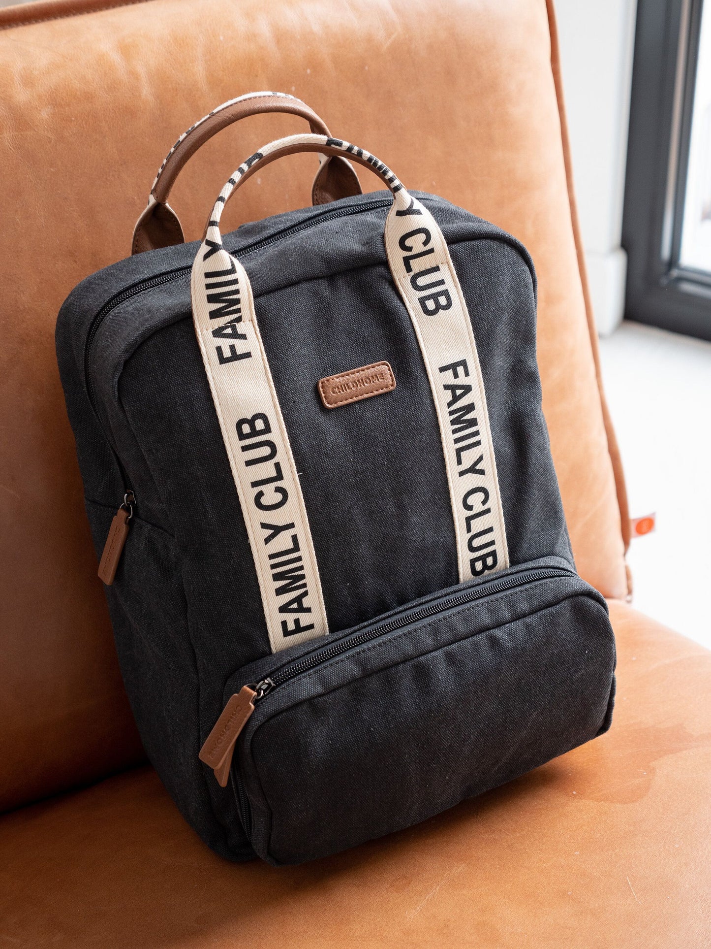 CHILDHOME Family Club zaino Signature Canvas black