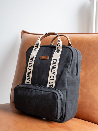 CHILDHOME Family Club zaino Signature Canvas black