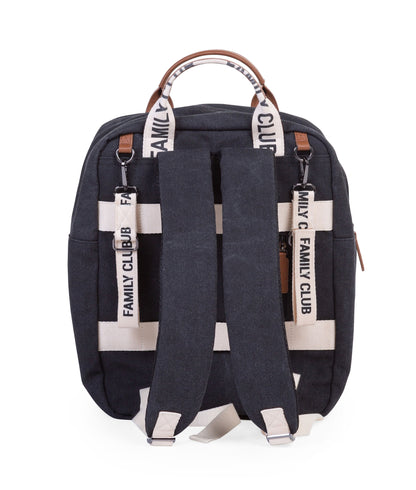 CHILDHOME Family Club zaino Signature Canvas black