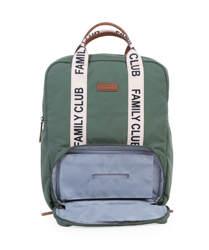 CHILDHOME Family Club zaino Signature Canvas green - SAP