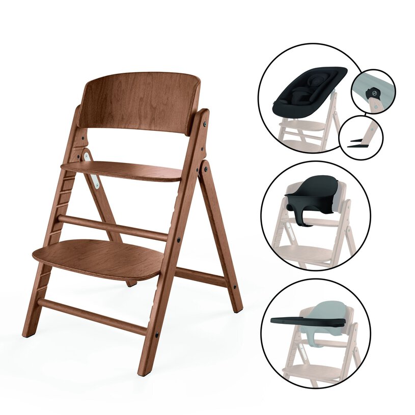 Cybex Click & Fold 4-in-1 - All Natural Dark