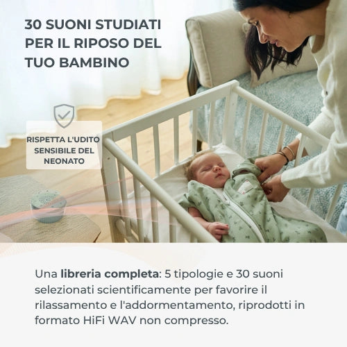 Nuvita - Diffusore di rumore bianco e luci notturne - Easy Dream 6620