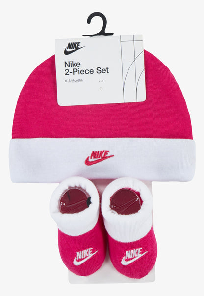 NIKE Set regalo Cappellino e scarpine / babbucce - rush pink - 0-6m