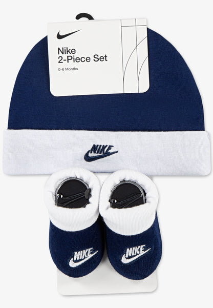 NIKE Set regalo Cappellino e scarpine / babbucce - blue void - 0-6m