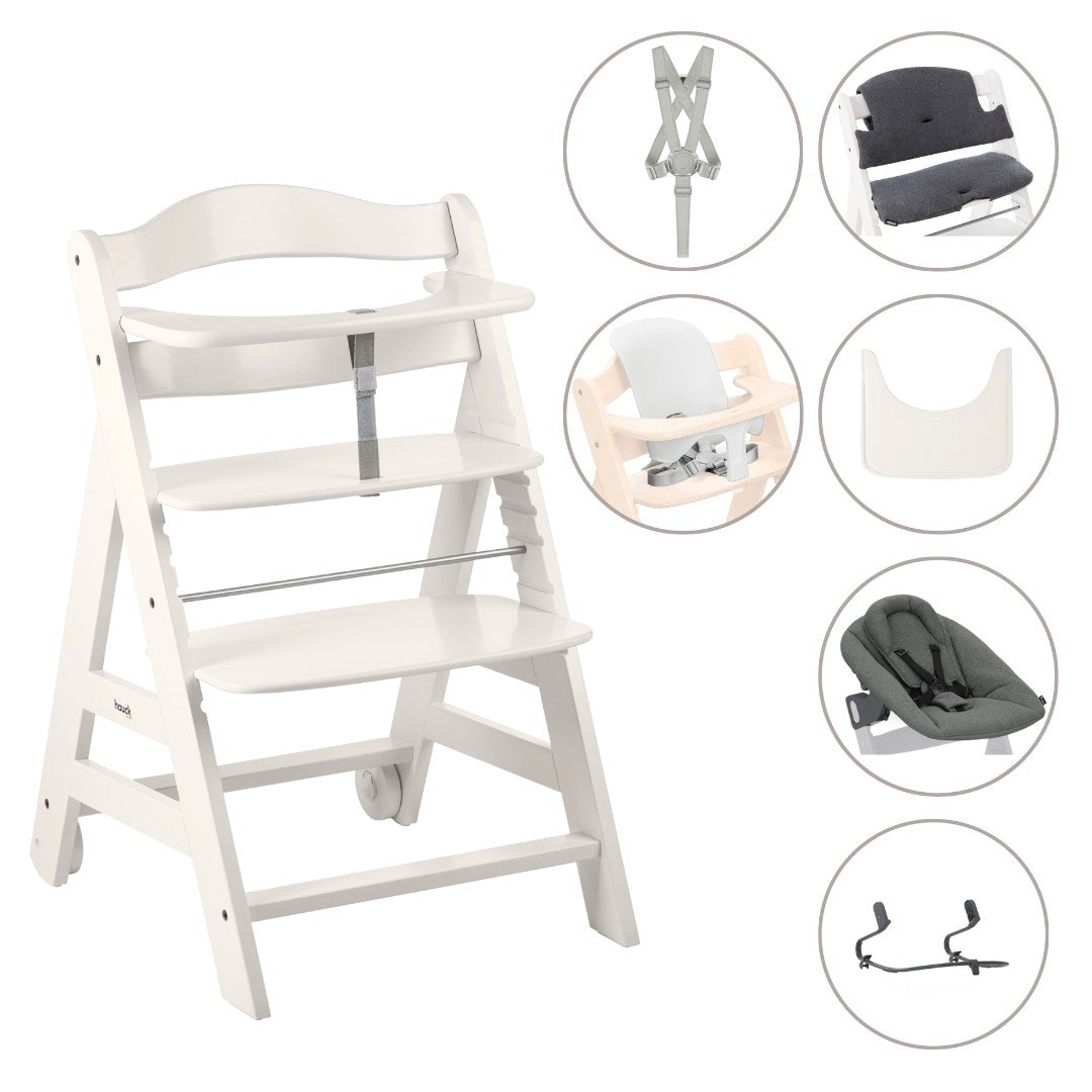 Hauck Set seggiolone evolutivo in legno Beta+ (6in1)