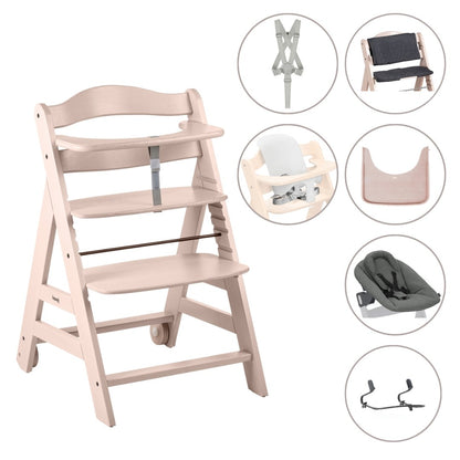 Hauck Set seggiolone evolutivo in legno Beta+ (6in1)