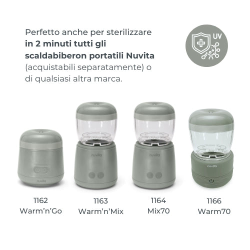 NUVITA - Sterilizzatore portatile a raggi UV - MellyPlus 1556
