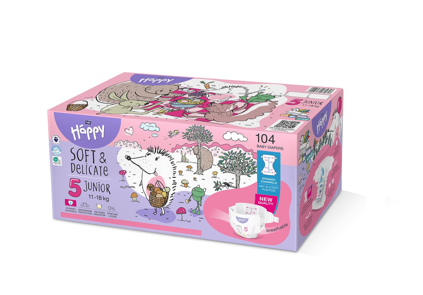 HAPPY - Pannolini tg.5 - DOUBLE PACK (2x52)