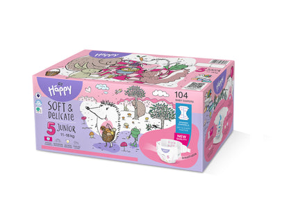 HAPPY - Pannolini tg.5 - DOUBLE PACK (2x52)