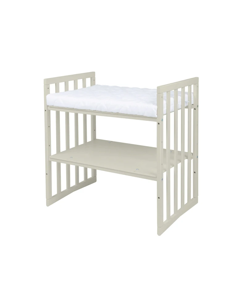 WALDIN - Culla EVOLUTIVA 7 in 1 con materassi - olive