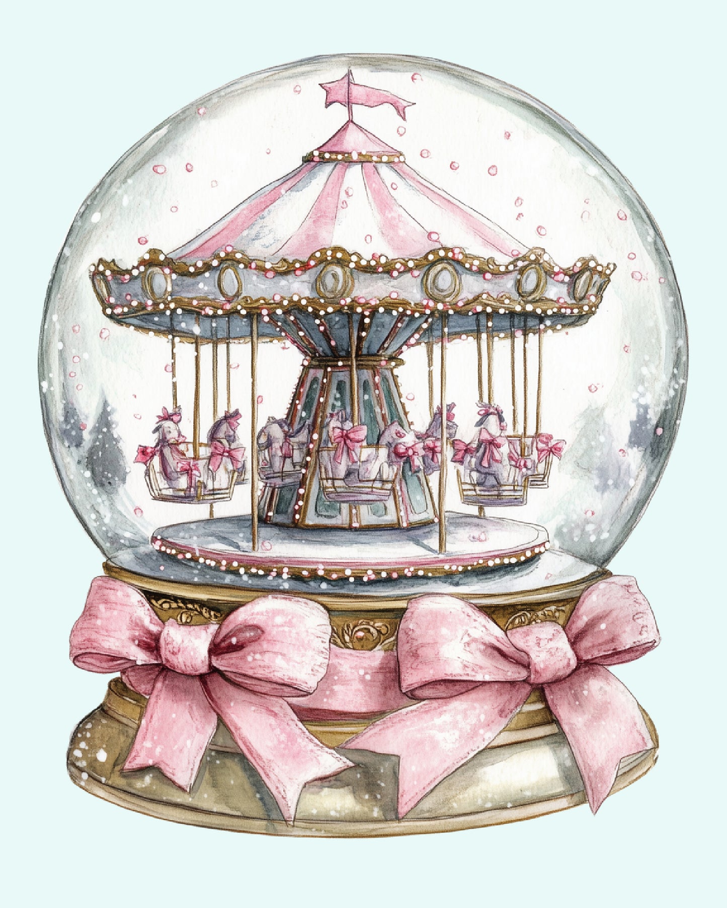 MiniJa - Copertina culla carrozzina GIOSTRINA rosa