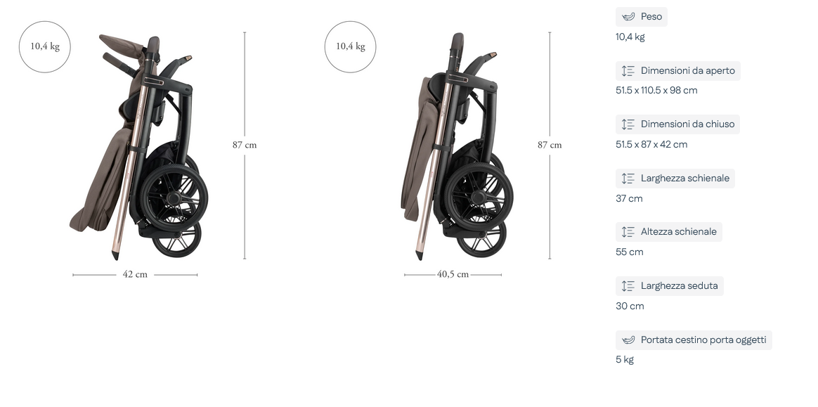 INGLESINA Sistema QUATTRO Aptica con Darwin recline EVO e BORSA IN OMAGGIO - Crystal Grey