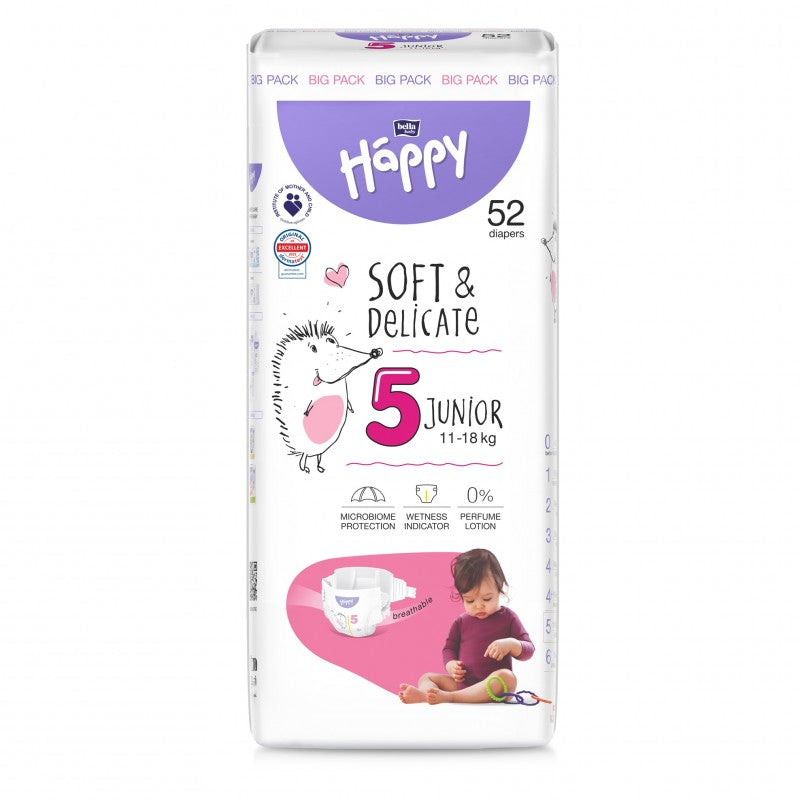 HAPPY - Pannolini tg.5 - DOUBLE PACK (2x52)