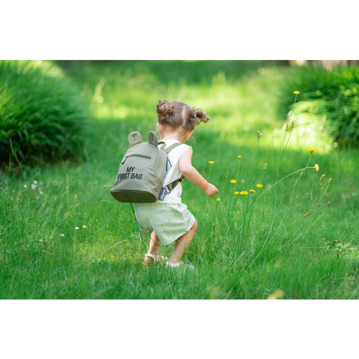 Childhome Zaino My First Bag Tela Kaki - 402135