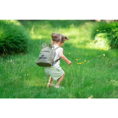 Childhome Zaino My First Bag Tela Kaki - 402135
