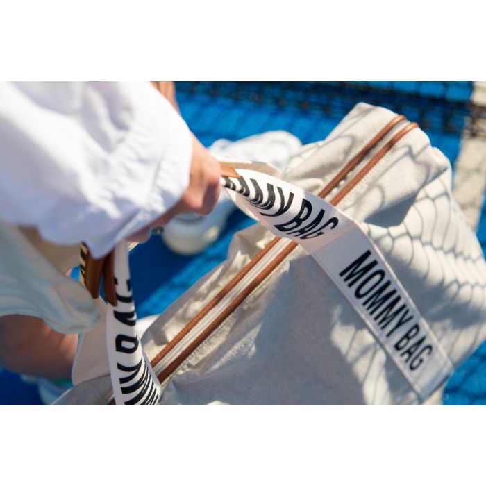 Childhome Mommy Bag - SIGNATURE TELA BIANCO - 402316