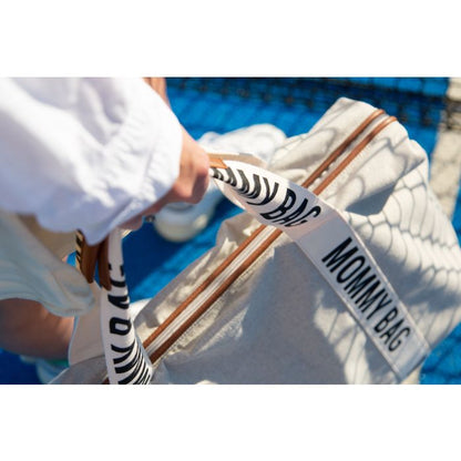 Childhome Mommy Bag - SIGNATURE TELA BIANCO - 402316