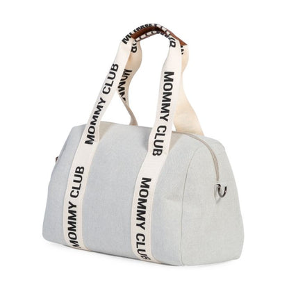 CHILDHOME Mommy Club borsa SIGNATURE TELA BIANCO - 402755
