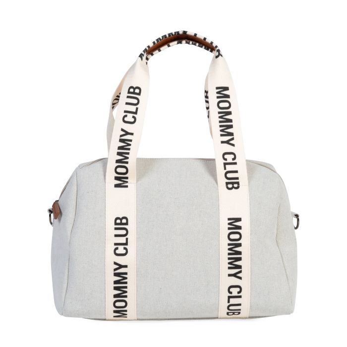 CHILDHOME Mommy Club borsa SIGNATURE TELA BIANCO - 402755
