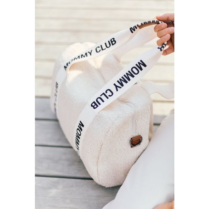 CHILDHOME Mommy Club borsa TEDDY ECRU
